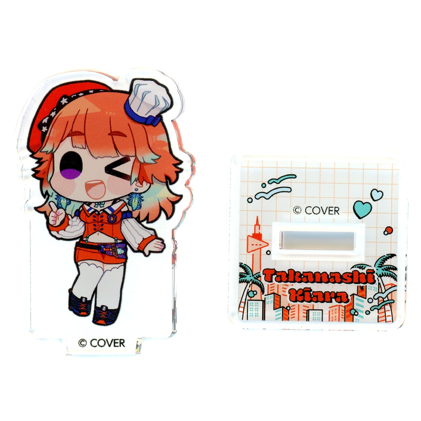 Single Takanashi Kiara Virtual YouTuber Hololive Hololive CITY '24 Mini Acrylic Stand [USED]