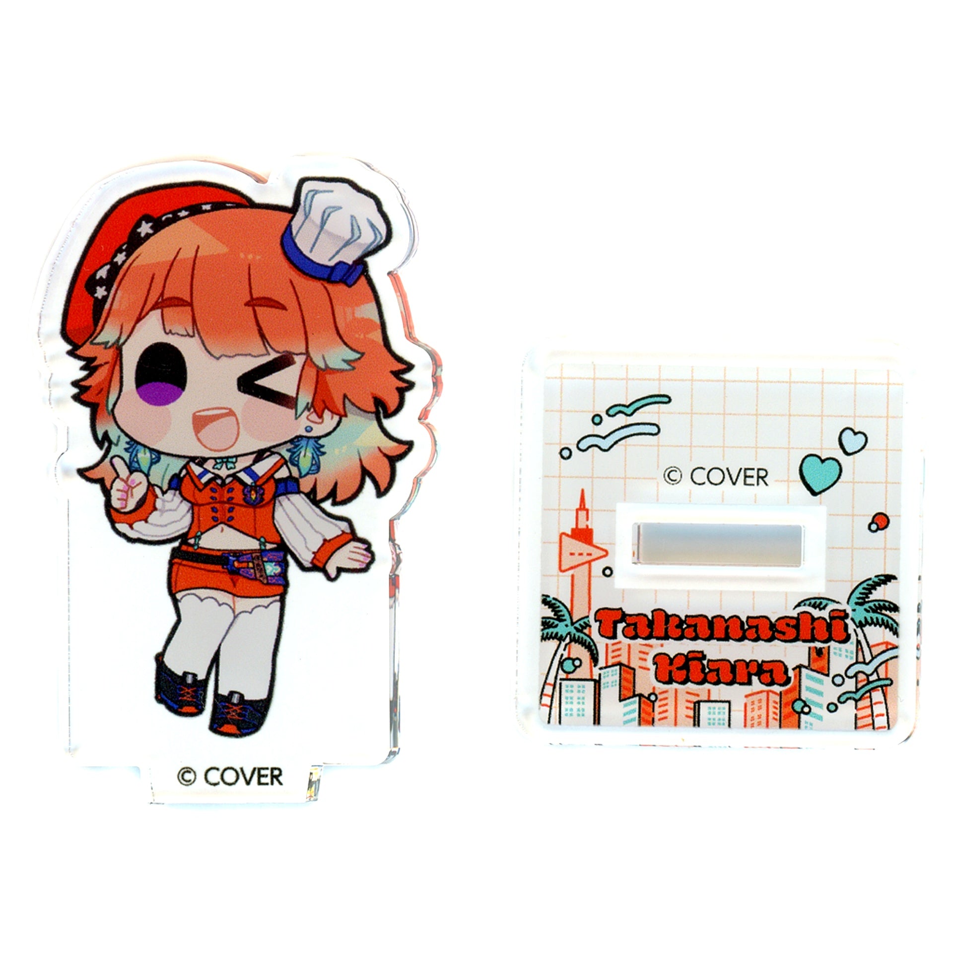 Single Takanashi Kiara Virtual YouTuber Hololive Hololive CITY '24 Mini Acrylic Stand [USED]