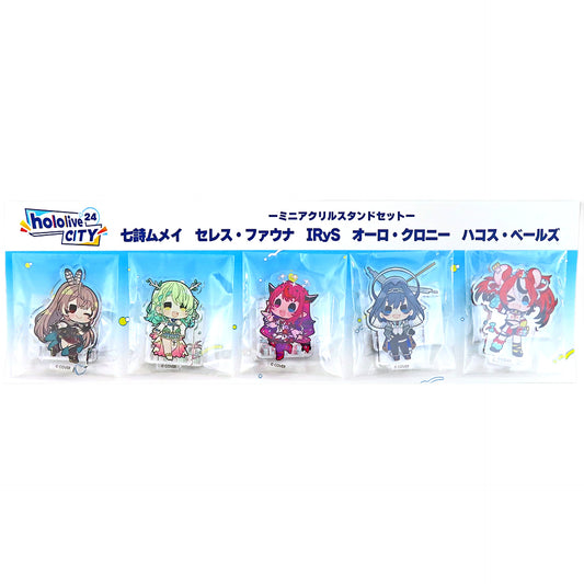 VTuber Hololive English Fauna Ceres & Others Promise Mini Acrylic Stand Hololive City'24 Exclusive 5 Piece Set Acrylic Stands [USED]