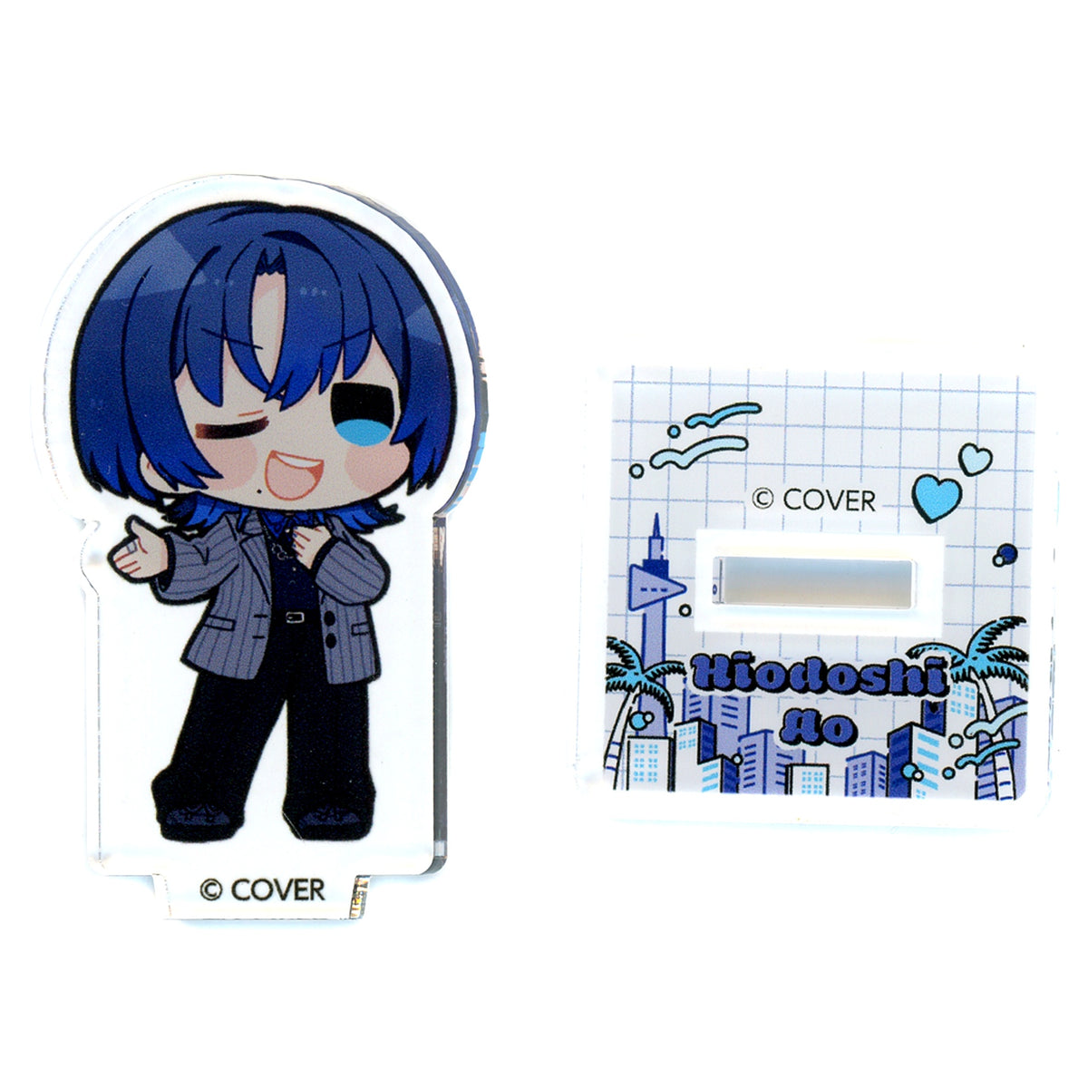 Hiodoshi Ao Mini Acrylic Stand Virtual YouTuber Holo Live VTuber hololive City'24 [USED]