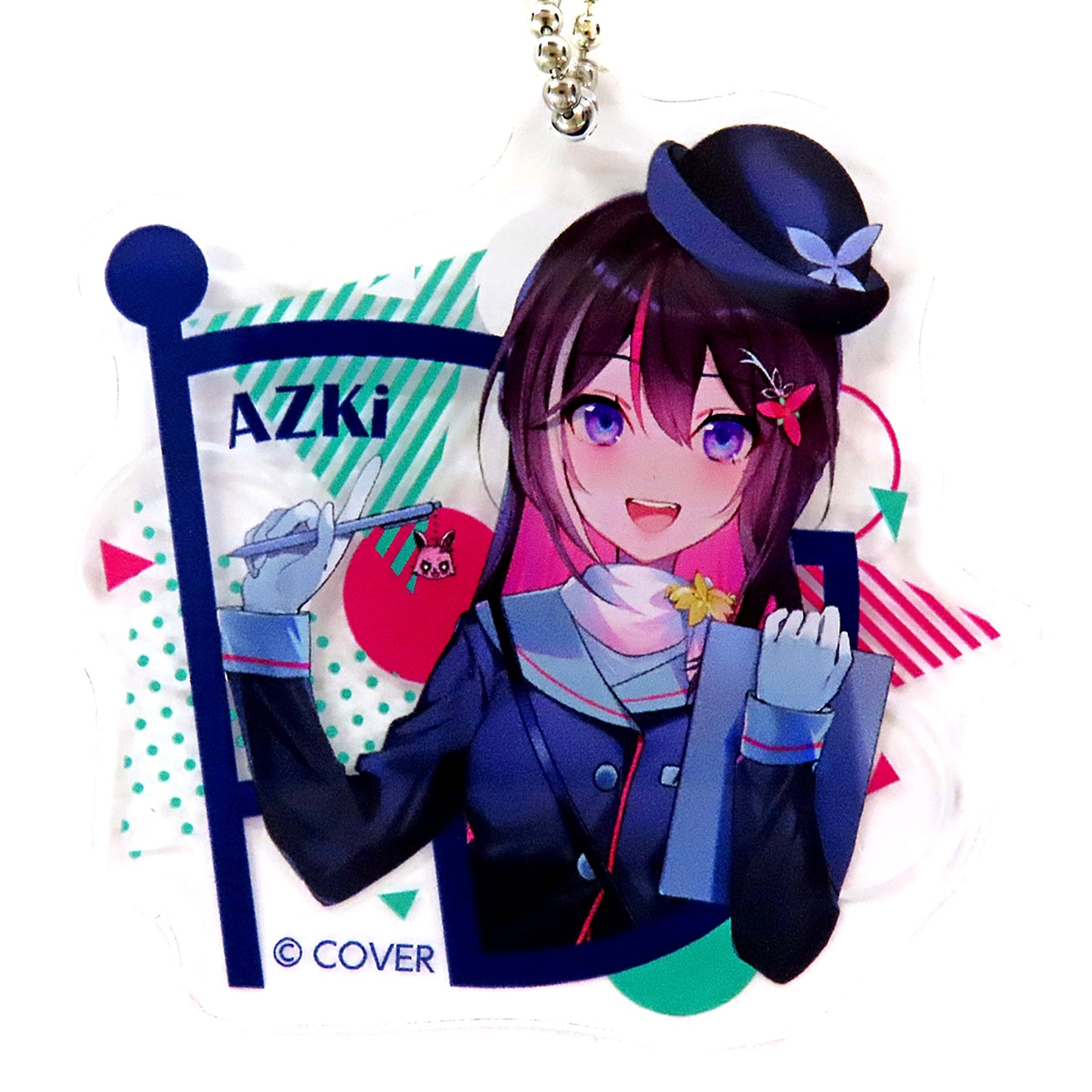 AZKi Hololive Acrylic Keychain hololive CITY '24 hololive TOURIST [USED]