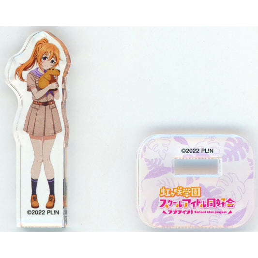 Kanata Konoe Love Live! Nijigasaki High School Idol Club x Tobu Zoo Illustration Safari Look Ver. Trading Mini Acrylic Stand [USED]