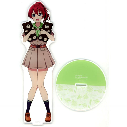 Emma Verde Safari Look Ver. Illustration Oversized Acrylic Stand Love Live! Nijigasaki High School Idol Club x Tobu Zoo [USED]