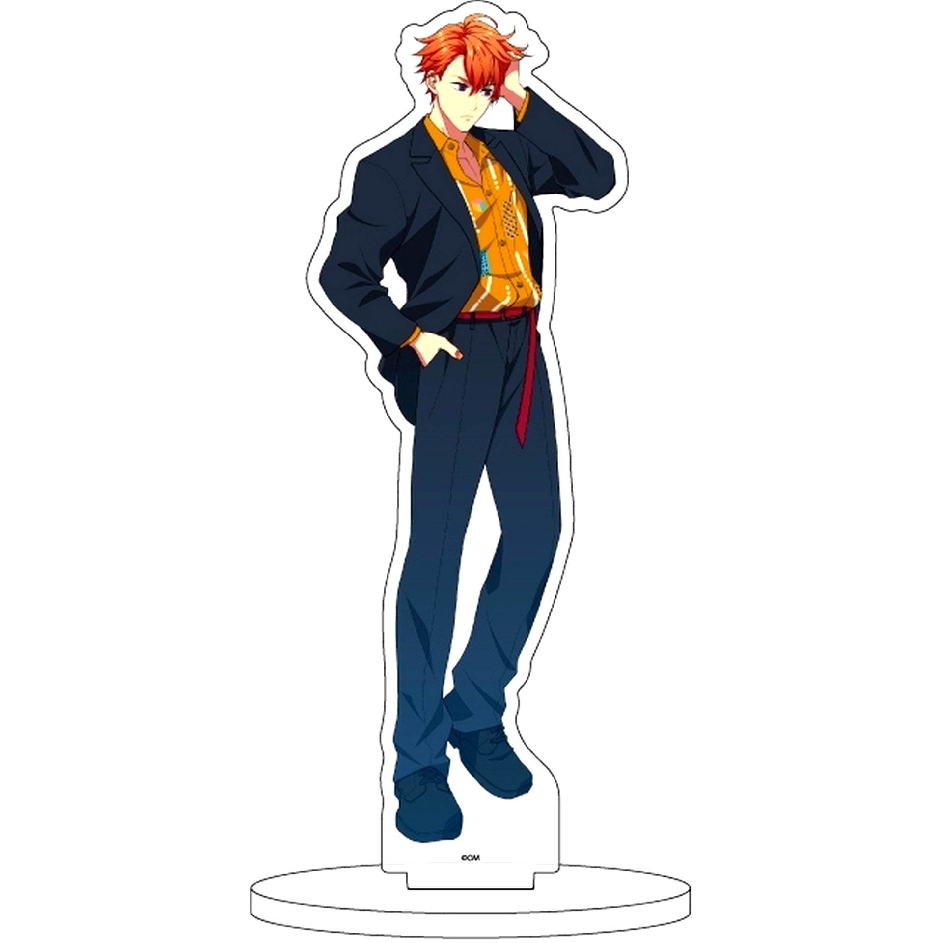 Beelzebub 77. Obey Me! Retro Fashion Ver. Illustration Acrylic Stand [USED]