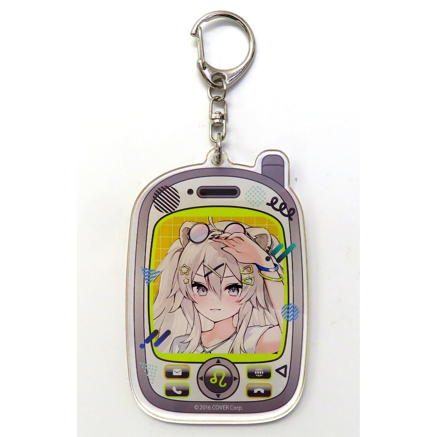 Shishiro Botan Hololive Acrylic Keychain Gal Style Outfit Lawson [USED]