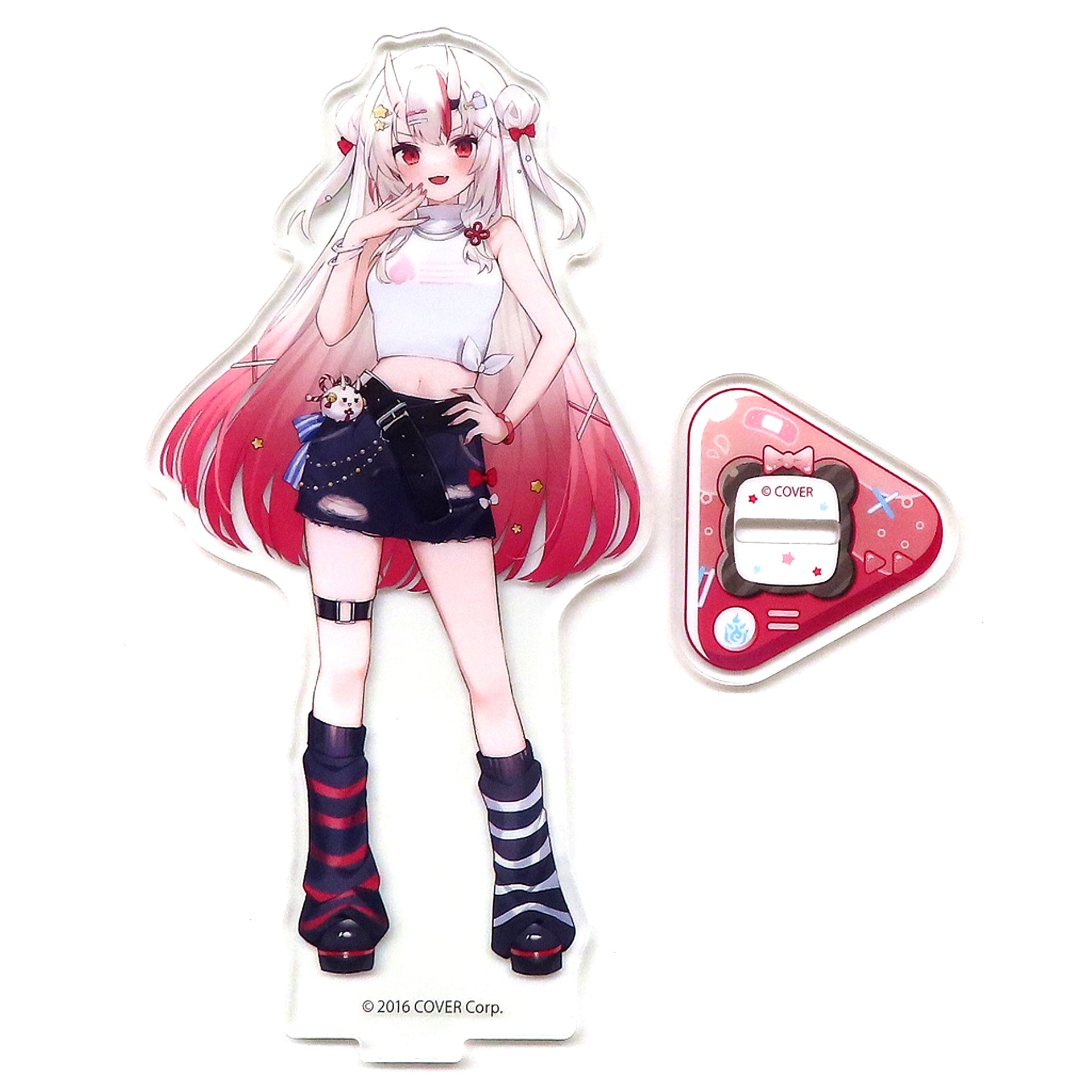 Nakiri Ayame Gyaru Style Outfit Virtual YouTuber Hololive x Lawson Acrylic Stand [USED]