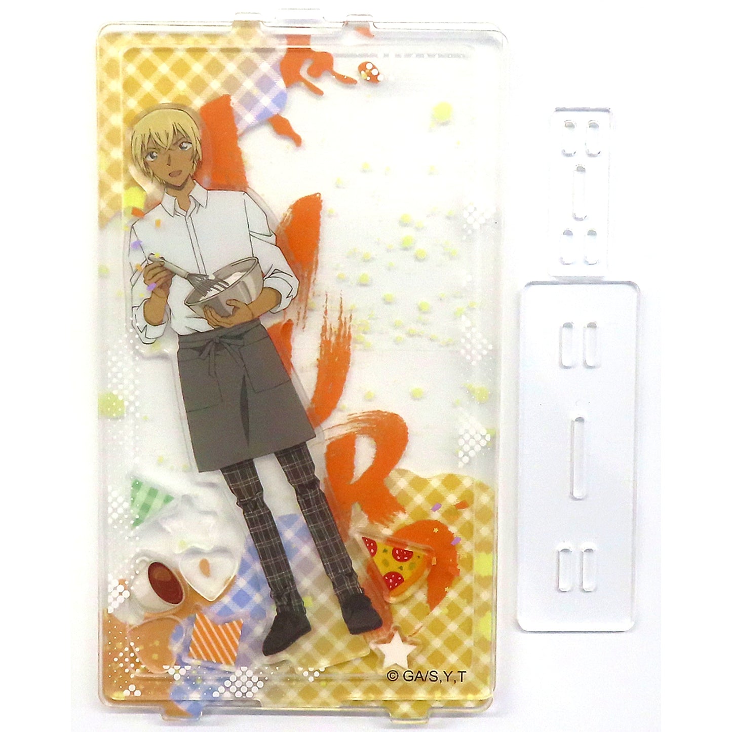 Toru Amuro Apron Acrylic Stand Detective Conan Cafe in Shanghai [USED]