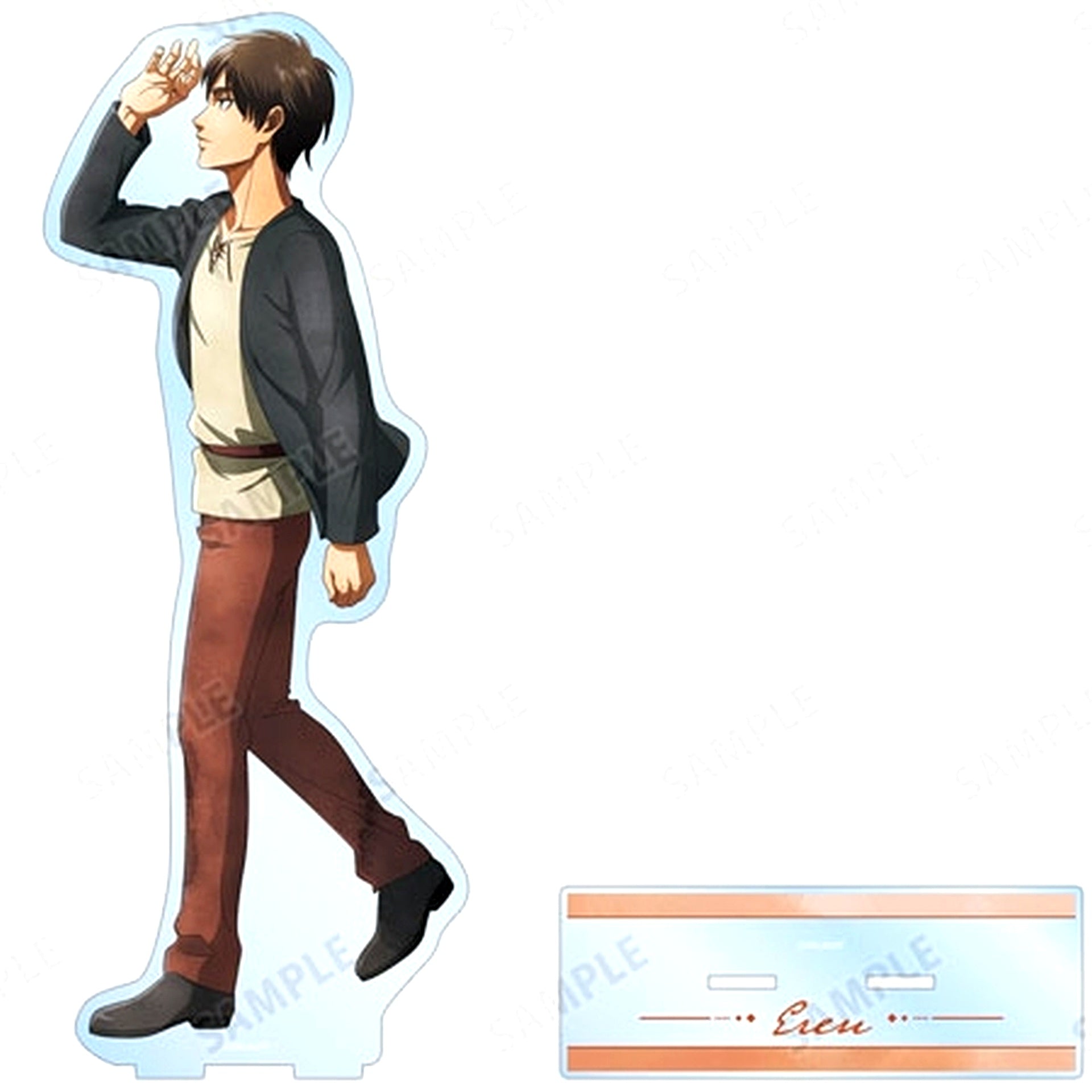 Eren Yeager Walking Watercolor Style Ver. Super Extra Large Acrylic Stand Attack on Titan [USED]