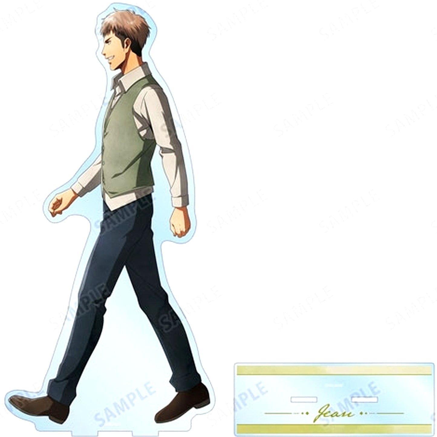 Jean Kirstein Attack on Titan Ayumi Watercolor Style Ver. Drawn Super Extra Large Acrylic Stand [USED]