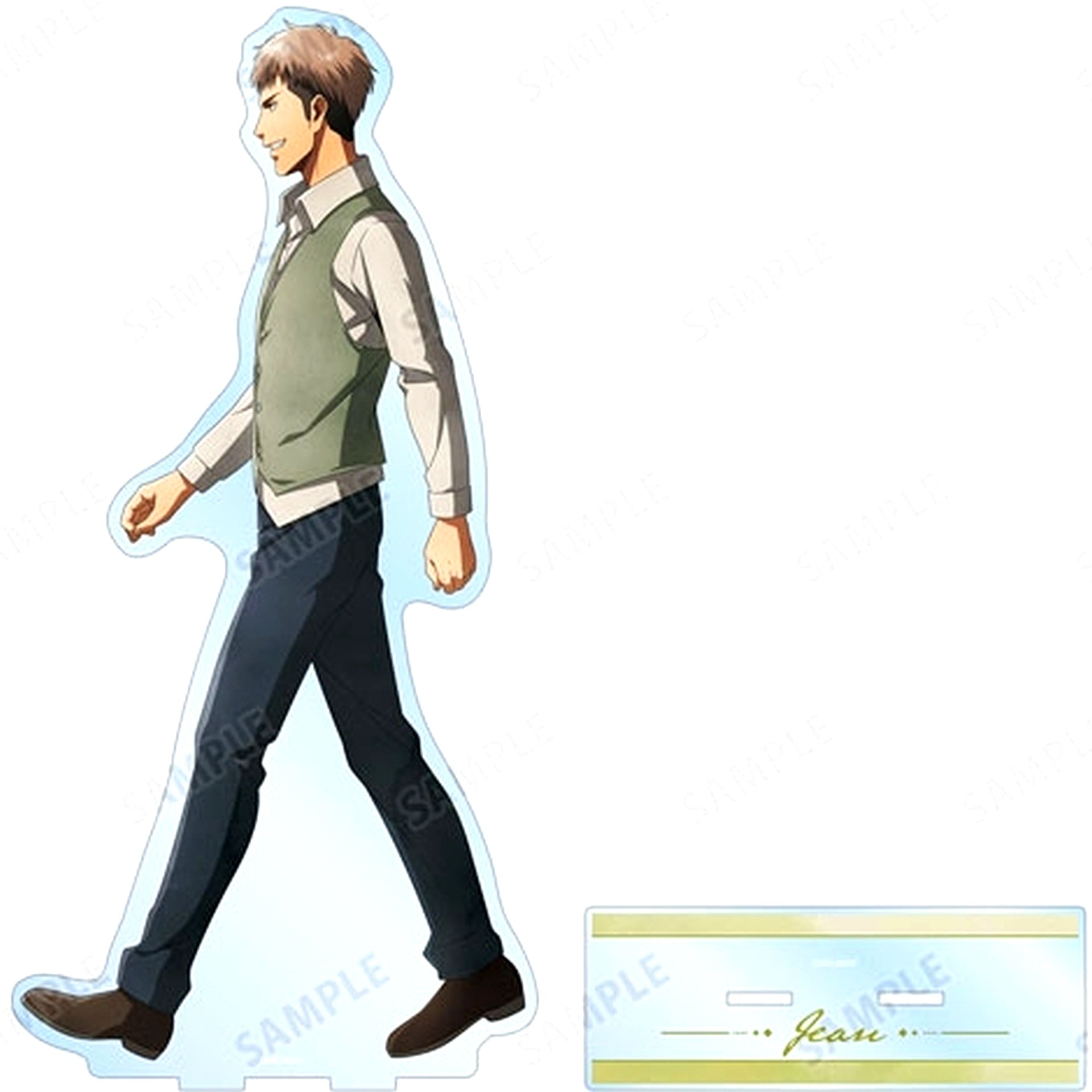 Jean Kirstein Attack on Titan Ayumi Watercolor Style Ver. Drawn Super Extra Large Acrylic Stand [USED]