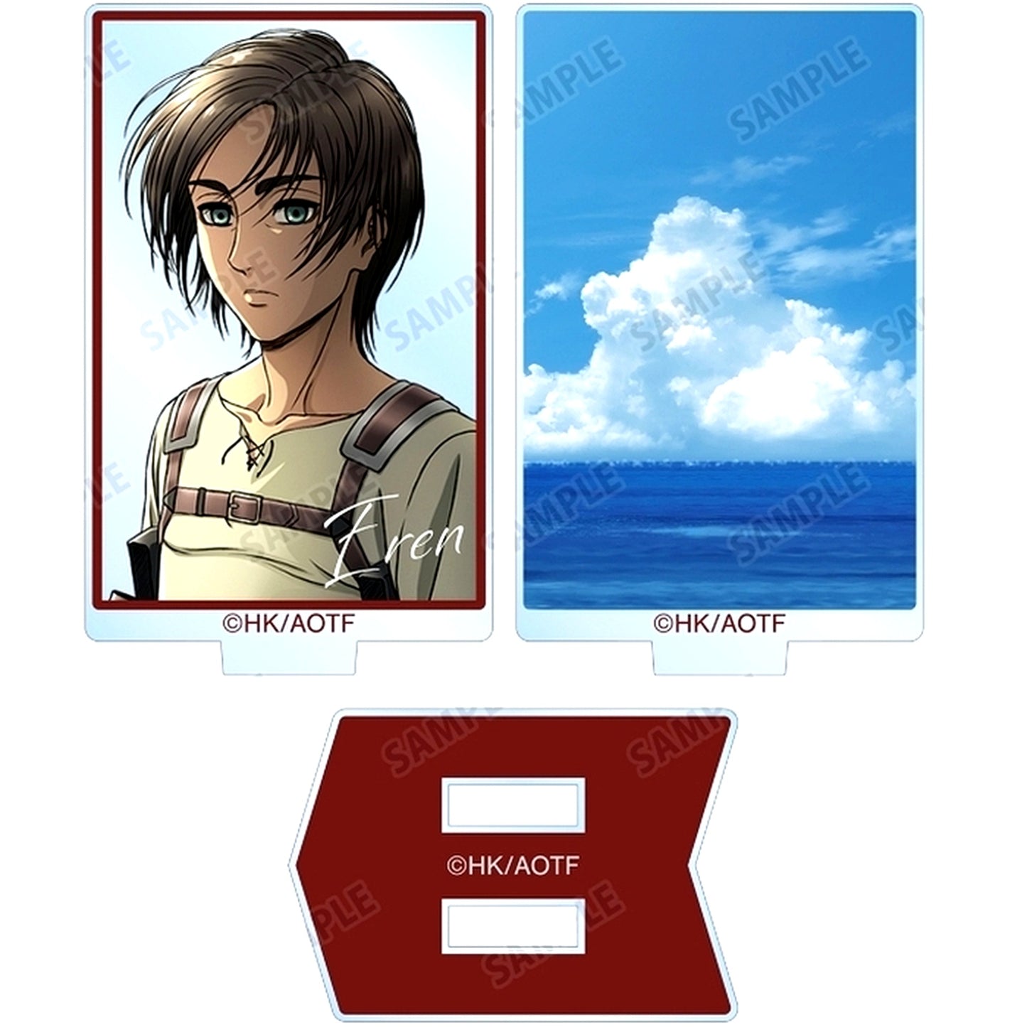 Eren Yeager Attack on Titan B Trading Acrylic Stand with Parts [USED]
