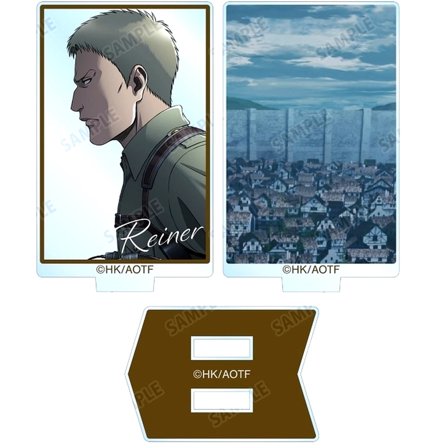Reiner Braun Attack on Titan Trading Acrylic Stand with Parts [USED]