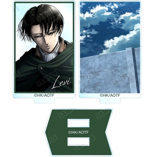 Levi Attack on Titan Trading Acrylic Stand with Parts [USED]