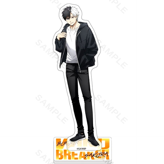 Haruka Sakura Wind Breaker Acrylic Stand Casual Clothes [USED]