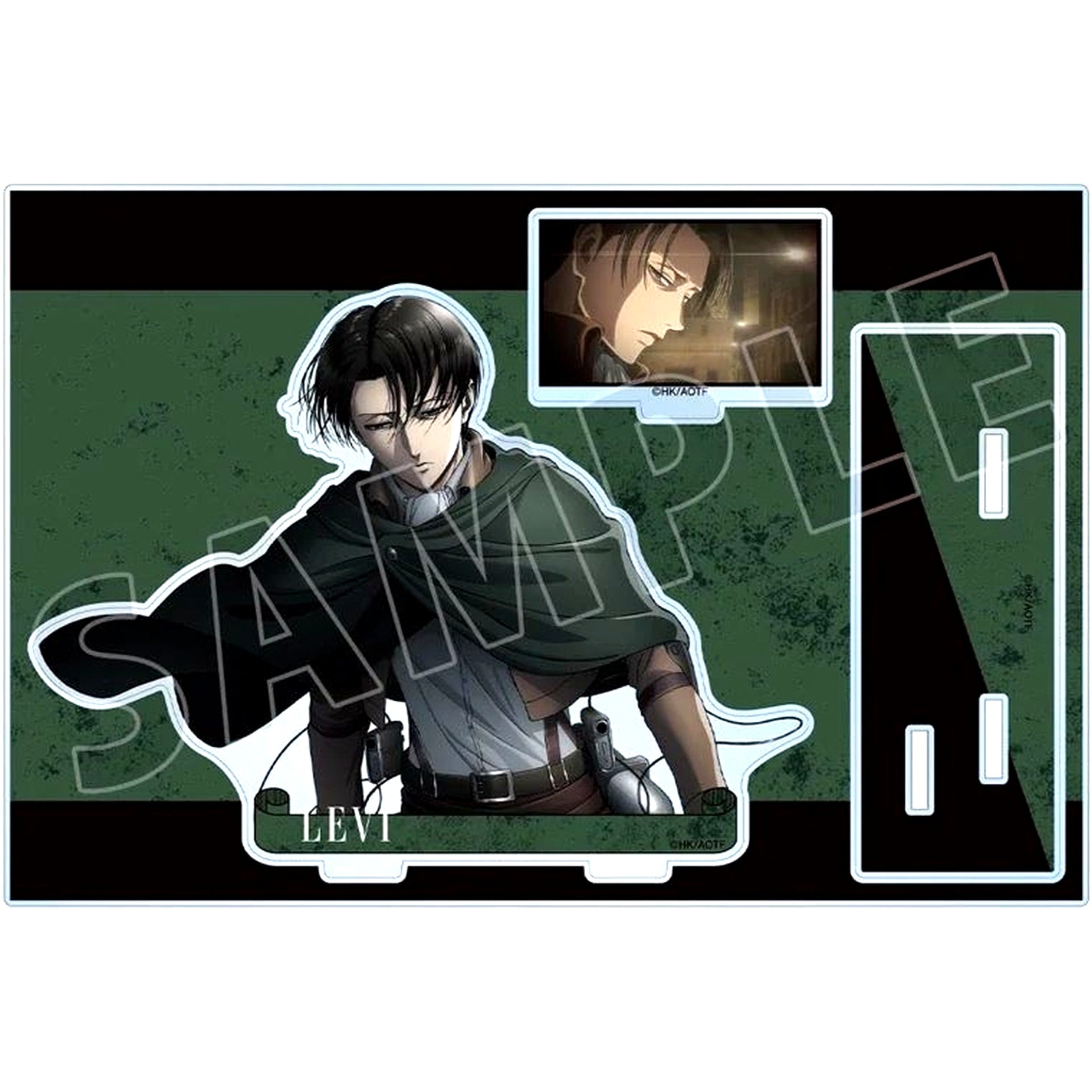 Levi Big Acrylic Stand with Parts Attack on Titan [USED]