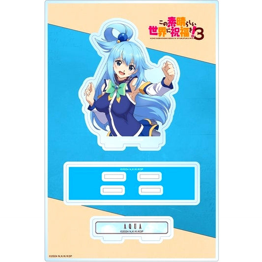 Aqua Big Acrylic Stand with Parts KonoSuba: God's Blessing on this Wonderful World! 3 [USED]