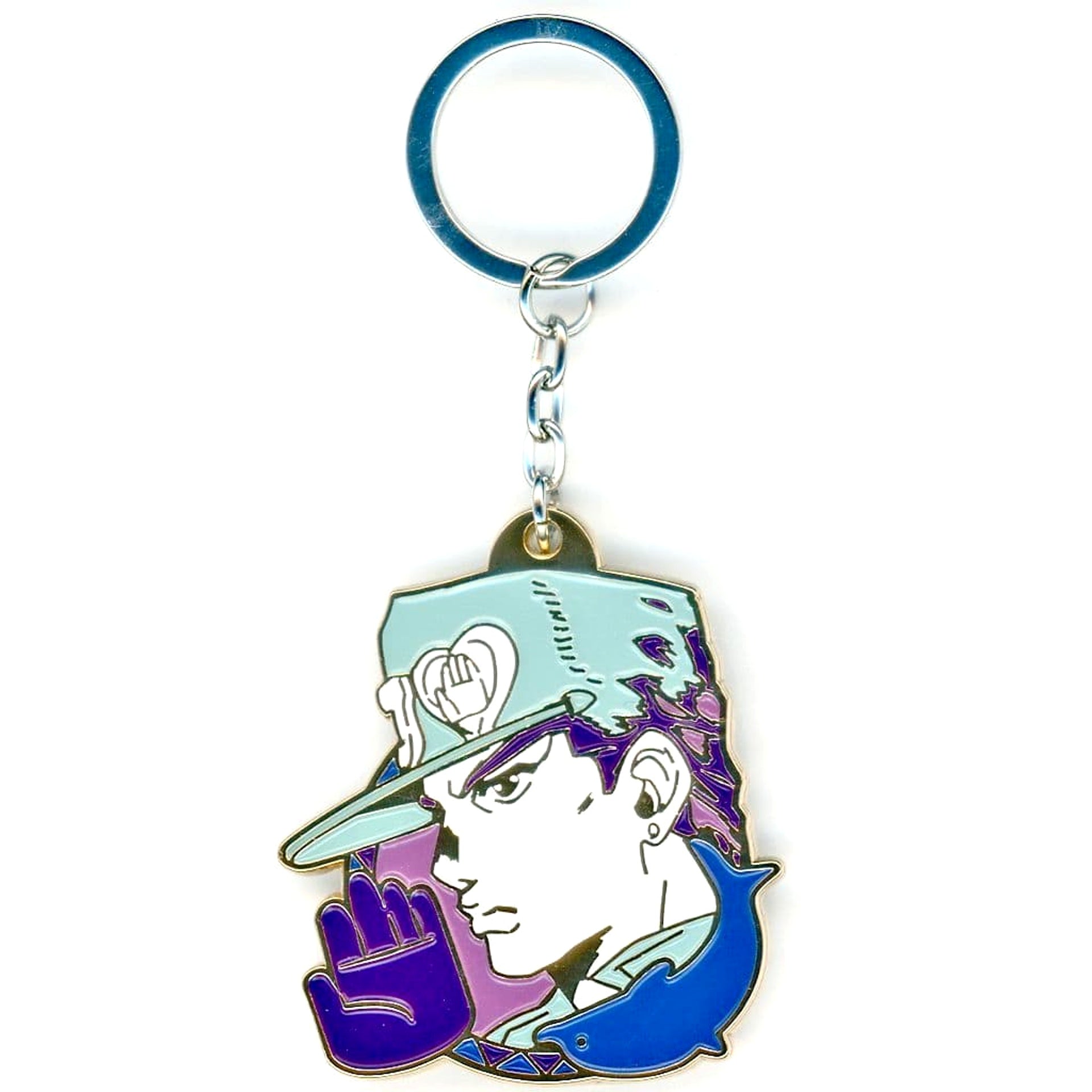 JoJo's Bizarre Adventure Jotaro Kujo Ichiban Kuji Diamond Is Unbreakable Metal Charm Collection Prize H [USED]