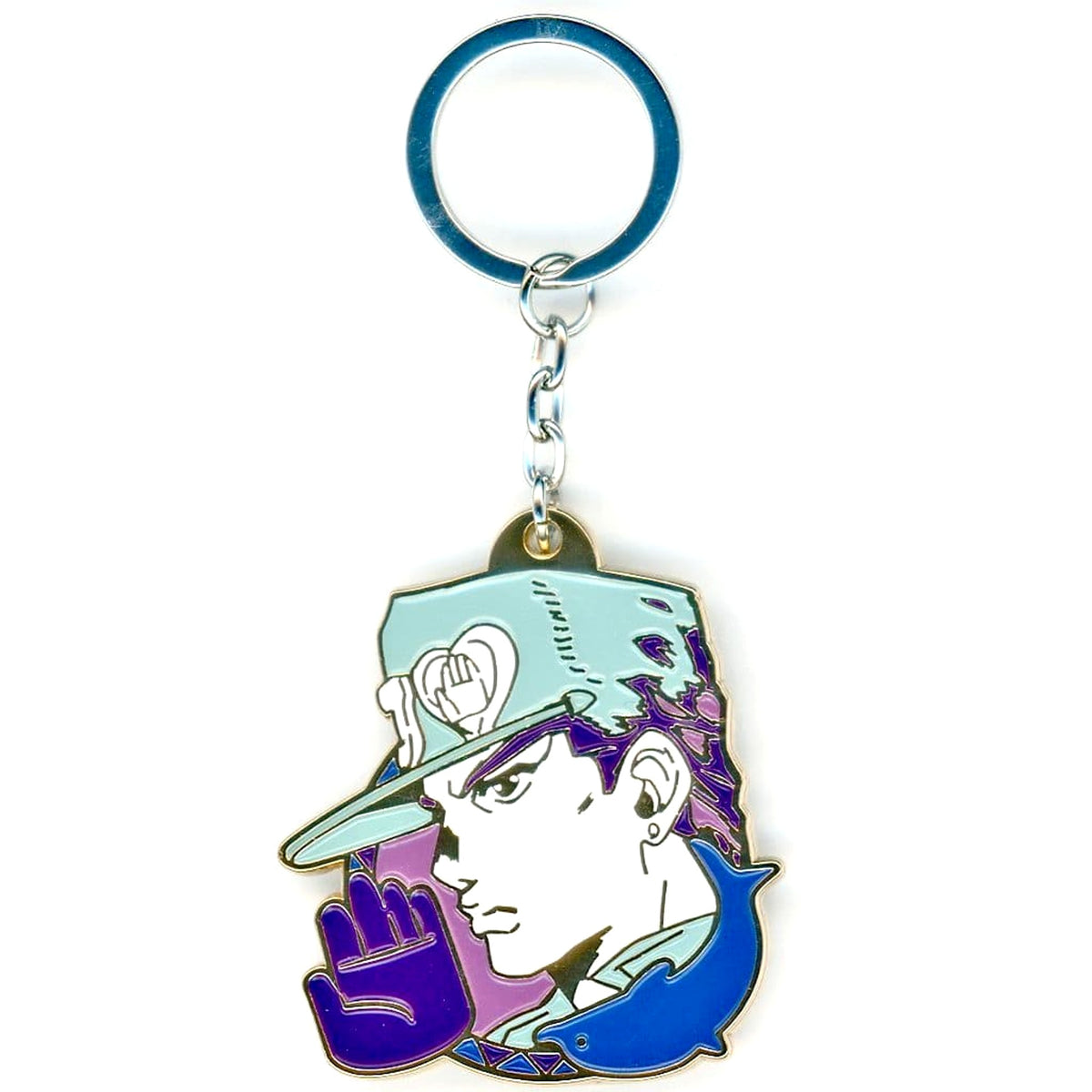 JoJo's Bizarre Adventure Jotaro Kujo Ichiban Kuji Diamond Is Unbreakable Metal Charm Collection Prize H [USED]