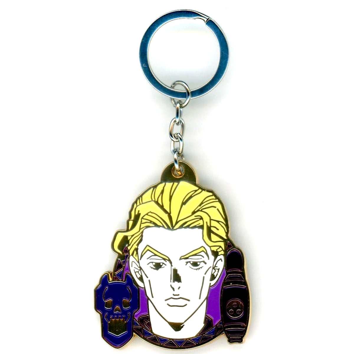 JoJo's Bizarre Adventure Yoshikage Kira Ichiban Kuji Diamond Is Unbreakable Metal Charm Collection Prize H [USED]