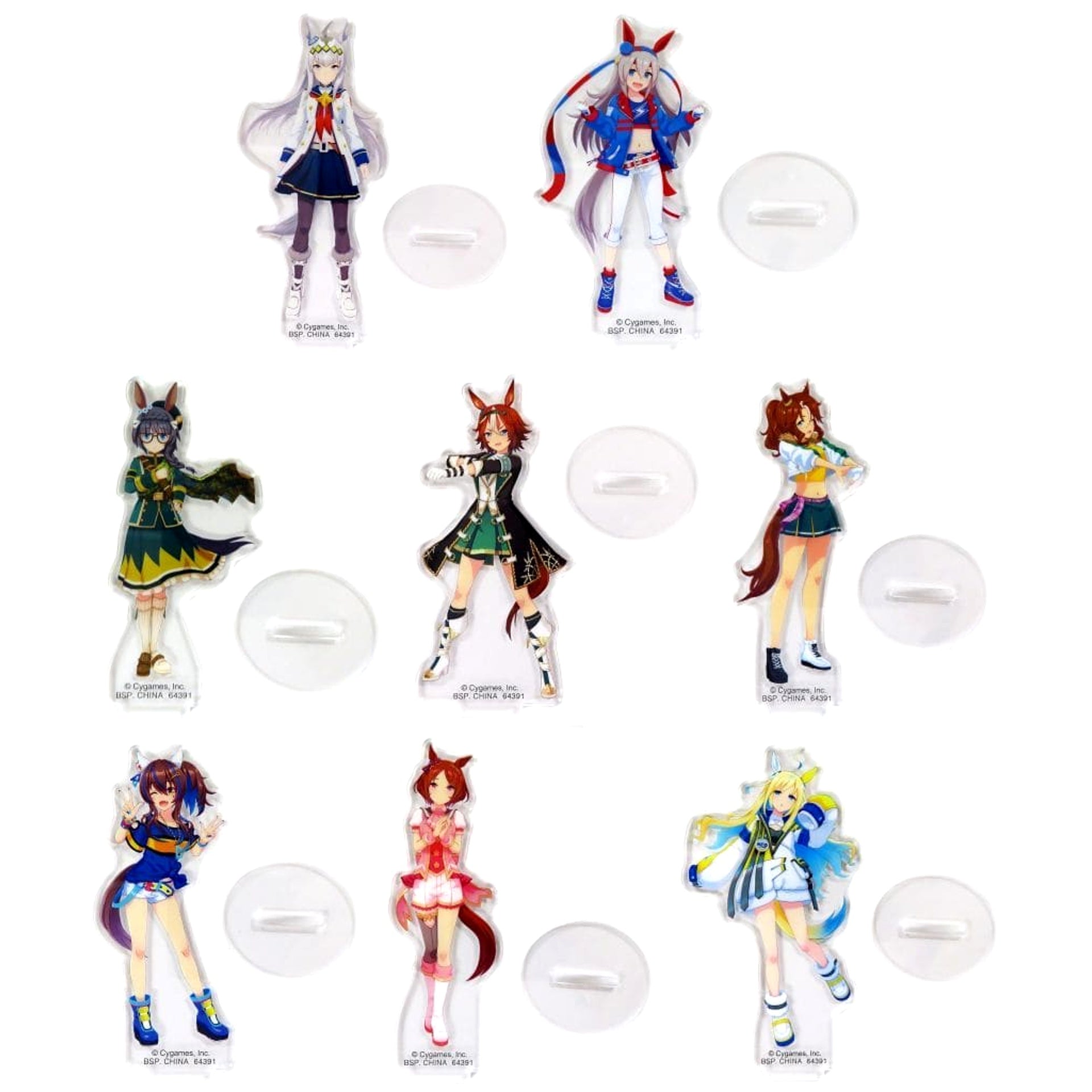 Umamusume: Pretty Derby Oguri Cap & Others All 8 Types Set Ichiban Kuji Vol.9 Acrylic Stand Prize E Acrylic Stands [USED]