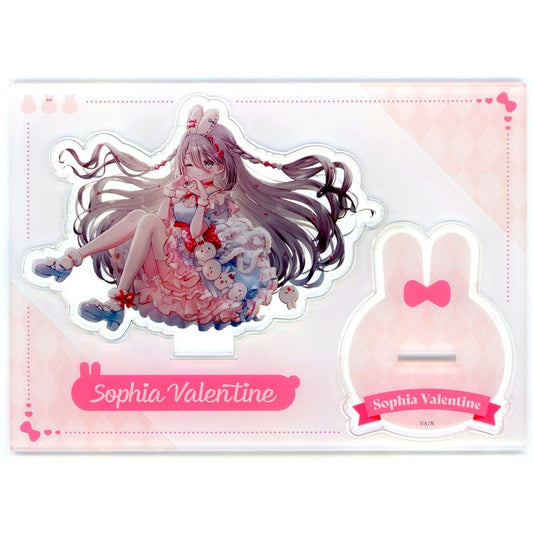 Sophia Valentine Bunny Ear Maid Ver. Acrylic Stand Virtual YouTuber Nijisanji [USED]