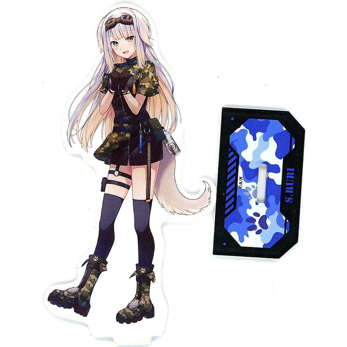 Shioriha Ruri Acrylic Stand DMM Scratch Survival C-1 Prize Virtual YouTuber Nijisanji [USED]