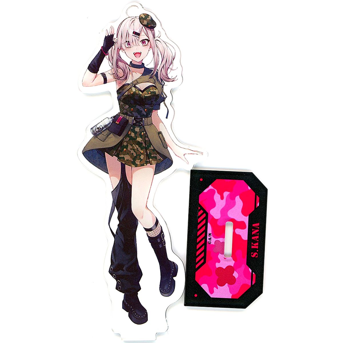 Sukoya Kana Acrylic Stand DMM Scratch Survival C-2 Prize Virtual YouTuber Nijisanji [USED]