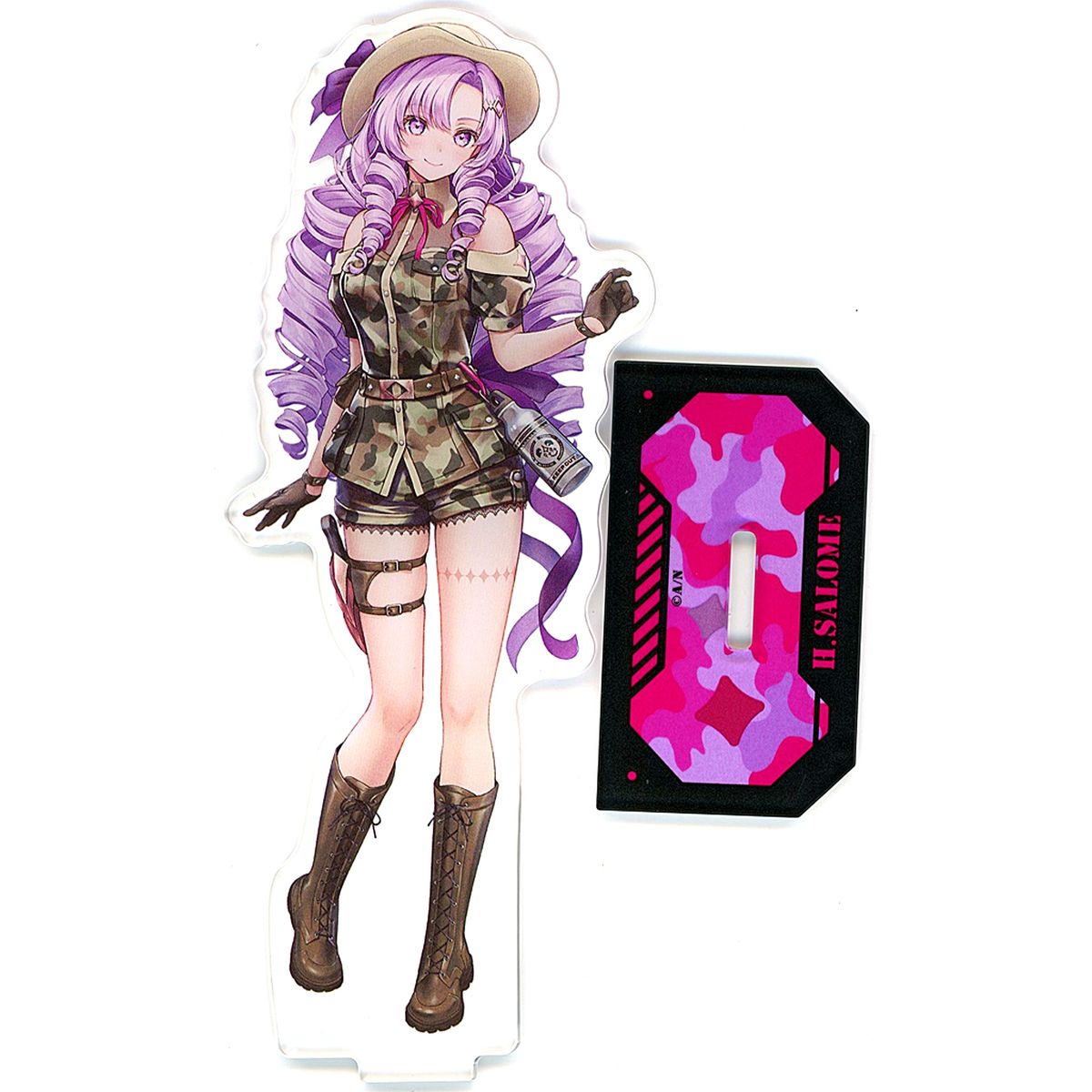 Hyakumantenbara Salome Acrylic Stand DMM Scratch Survival C-4 Prize Virtual YouTuber Nijisanji [USED]