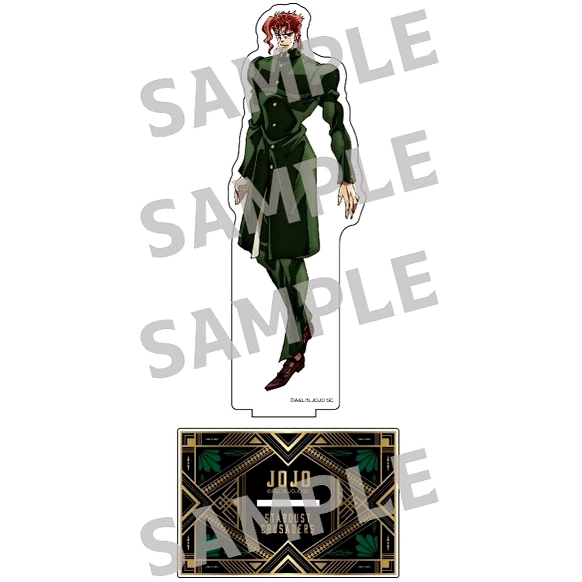 Noriaki Kakyoin 2 BIG Acrylic Stand RE JoJo's Bizarre Adventure Part 3 Stardust Crusaders [USED]