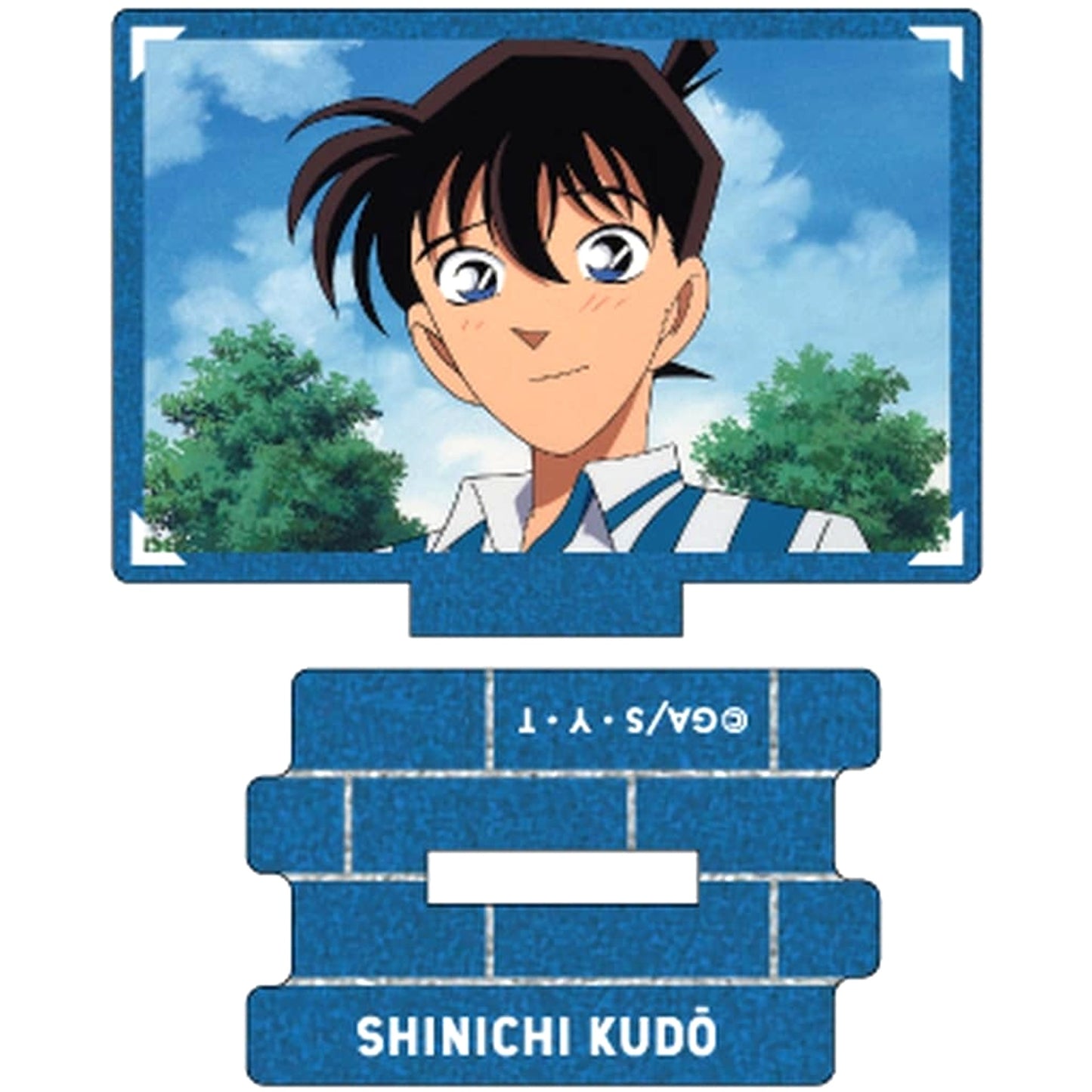 Detective Conan Shinichi Kudo Scene Trading Metallic Mini Acrylic Stand Shinichi Kudo collection vol. 4 Type A Acrylic Stands [USED]