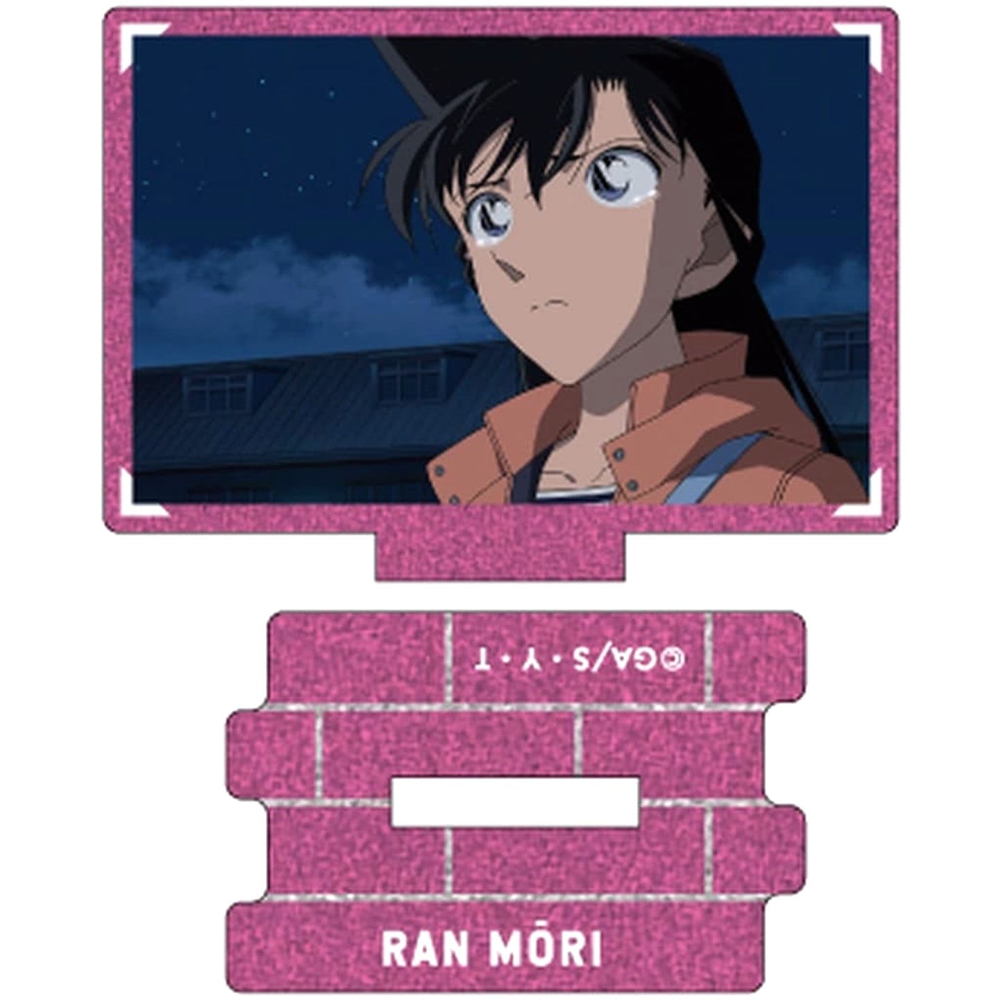 Detective Conan Ran Mori Type A Scene Still Trading Metallic Mini Acrylic Stand Ran Mori Collection vol. 4 Acrylic Stands [USED]
