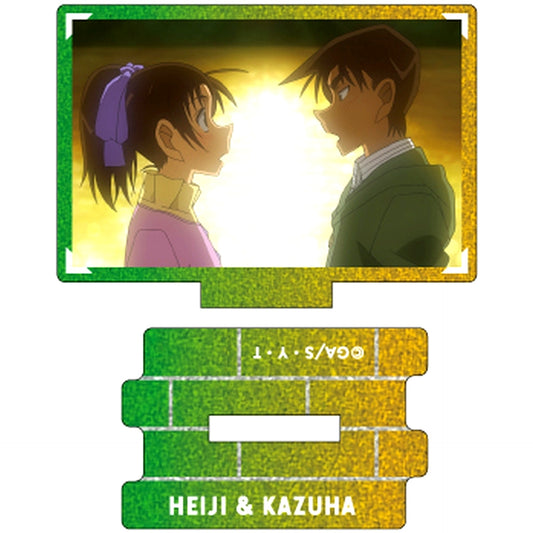 Heiji Hattori & Kazuha Toyama C Detective Conan Scene Shot Trading Metallic Mini Acrylic Stand Heiji & Kazuha collection Vol.4 [USED]