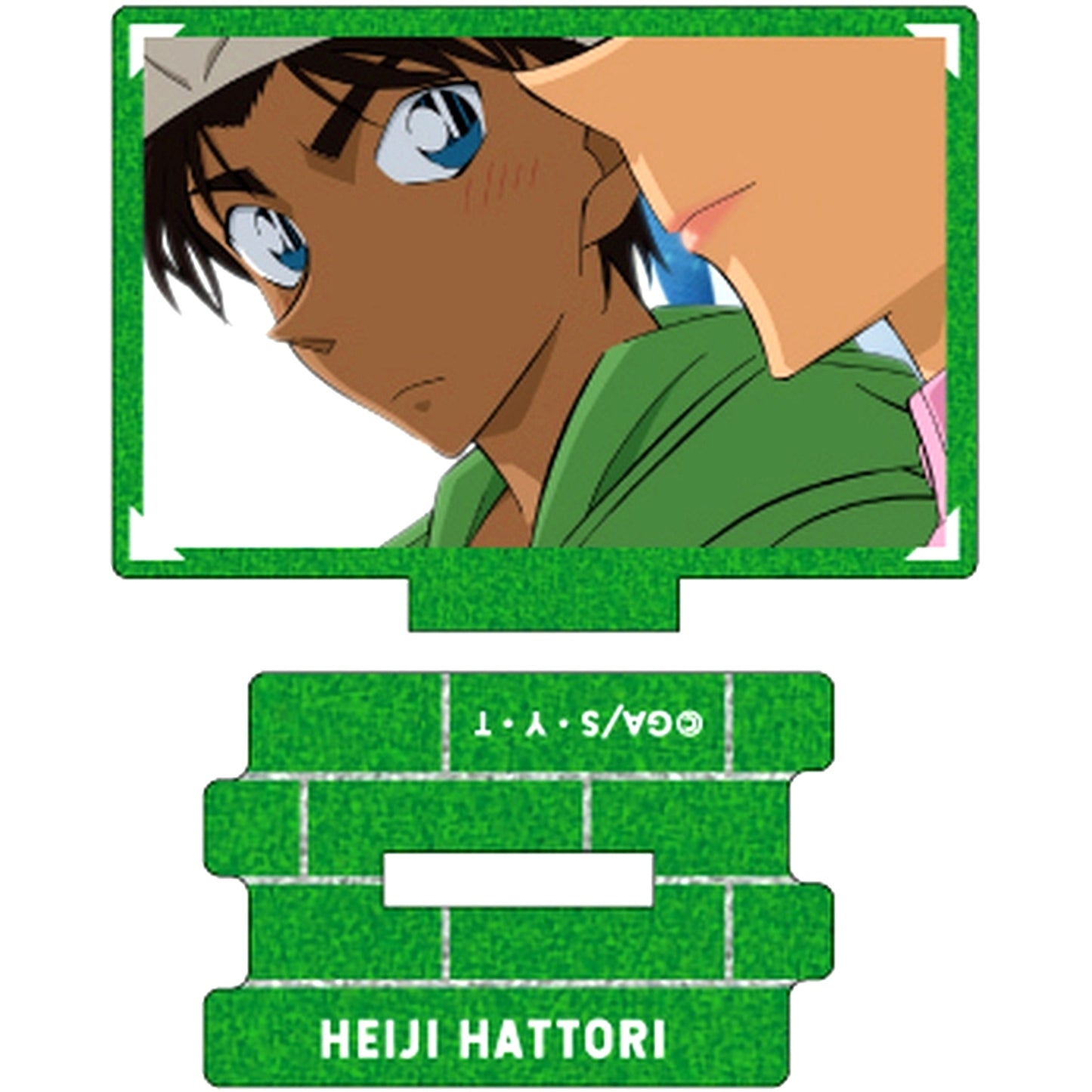 Heiji Hattori B Detective Conan Scene Shot Trading Metallic Mini Acrylic Stand Heiji & Kazuha collection Vol.4 [USED]