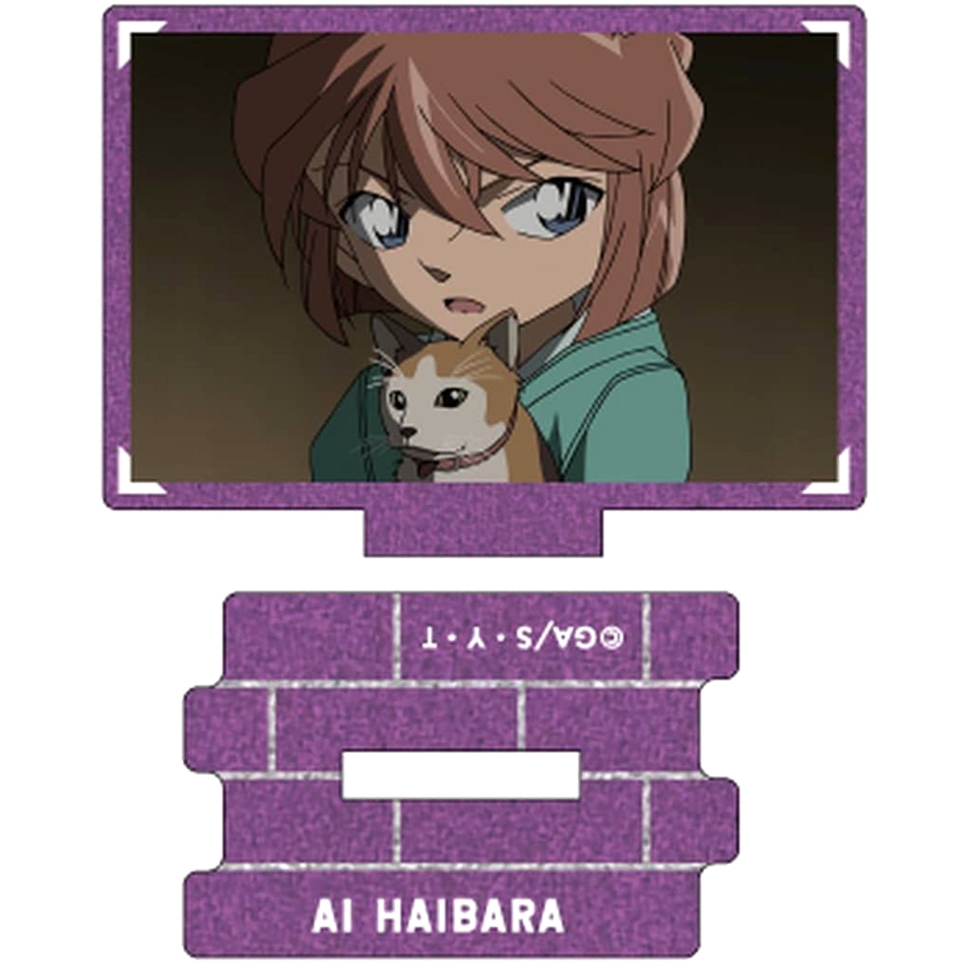 Detective Conan Ai Haibara Type D Scene Still Trading Metallic Mini Acrylic Stand Ai Haibara Collection vol. 4 Acrylic Stands [USED]
