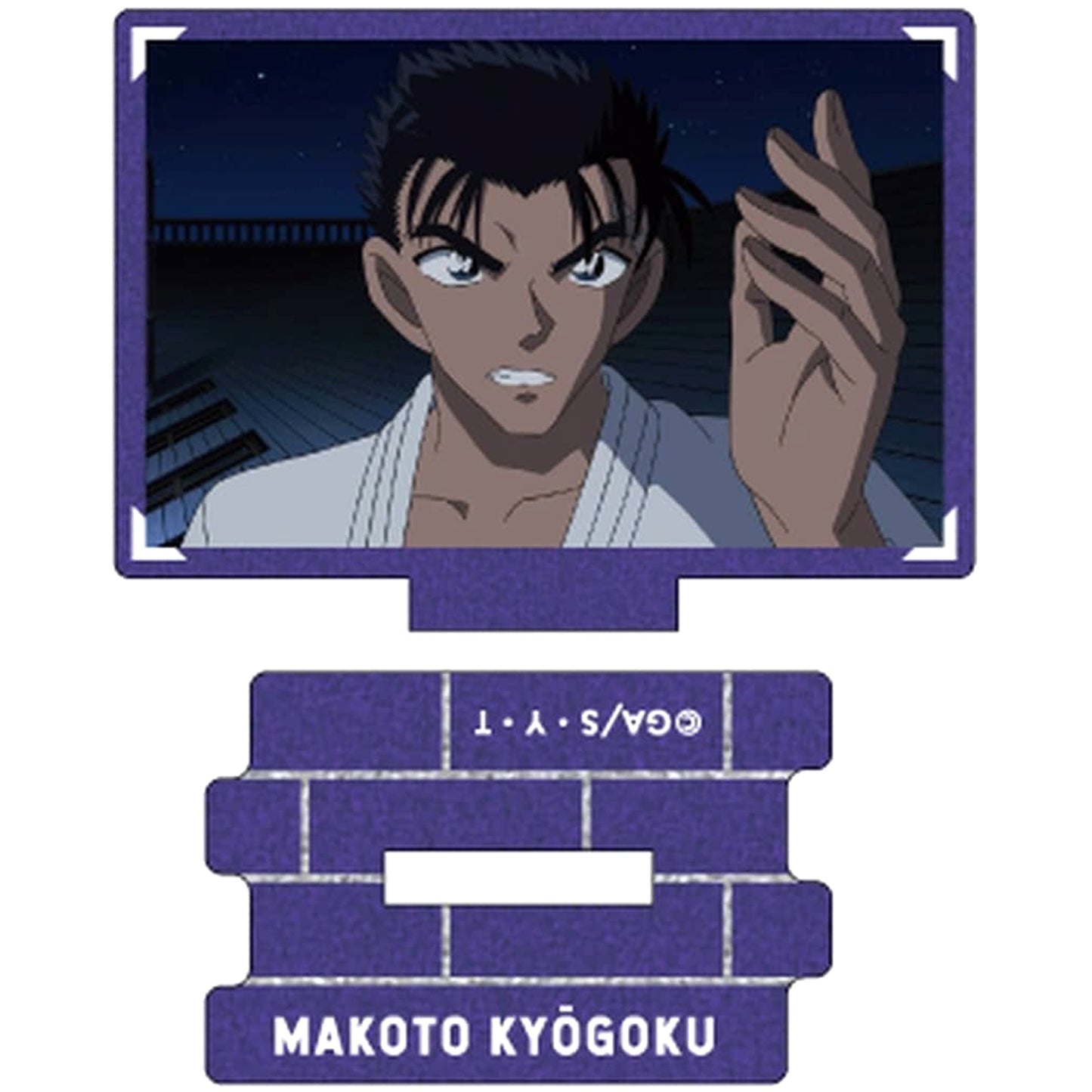 Detective Conan Makoto Kyogoku Type B Scene Still Trading Metallic Mini Acrylic Stand Kyogoku & Sonoko Collection vol. 4 Acrylic Stands [USED]
