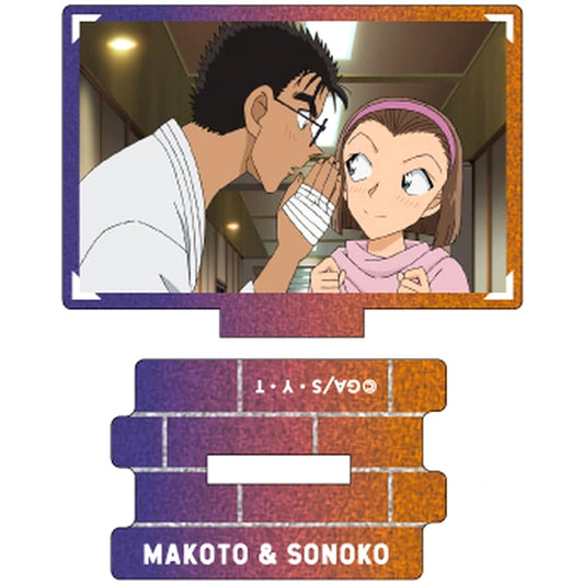 Detective Conan Makoto Kyogoku & Sonoko Suzuki Type C Scene Still Trading Metallic Mini Acrylic Stand Kyogoku & Sonoko Collection vol. 4 Acrylic Stands [USED]