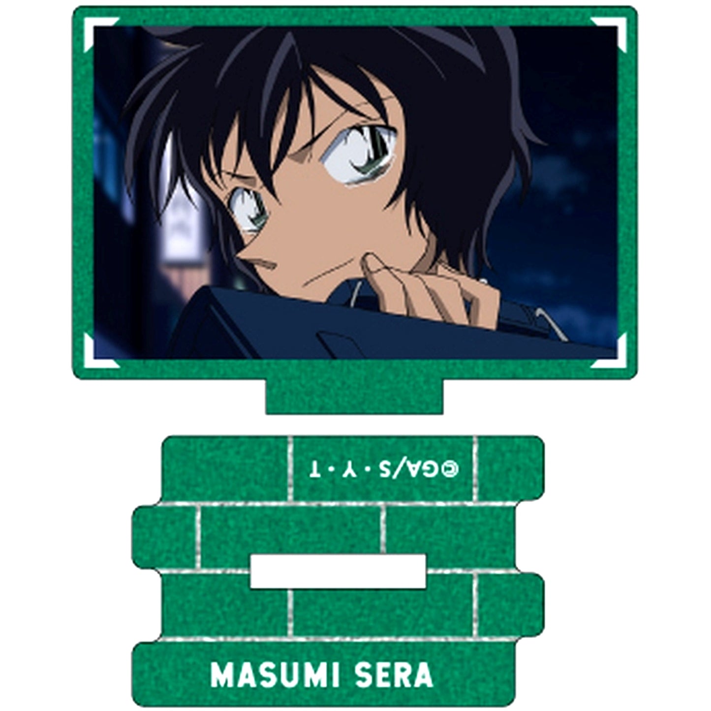 Masumi Sera C Detective Conan Scene Shot Trading Metallic Mini Acrylic Stand Masumi Sera Collection Vol. 4 [USED]