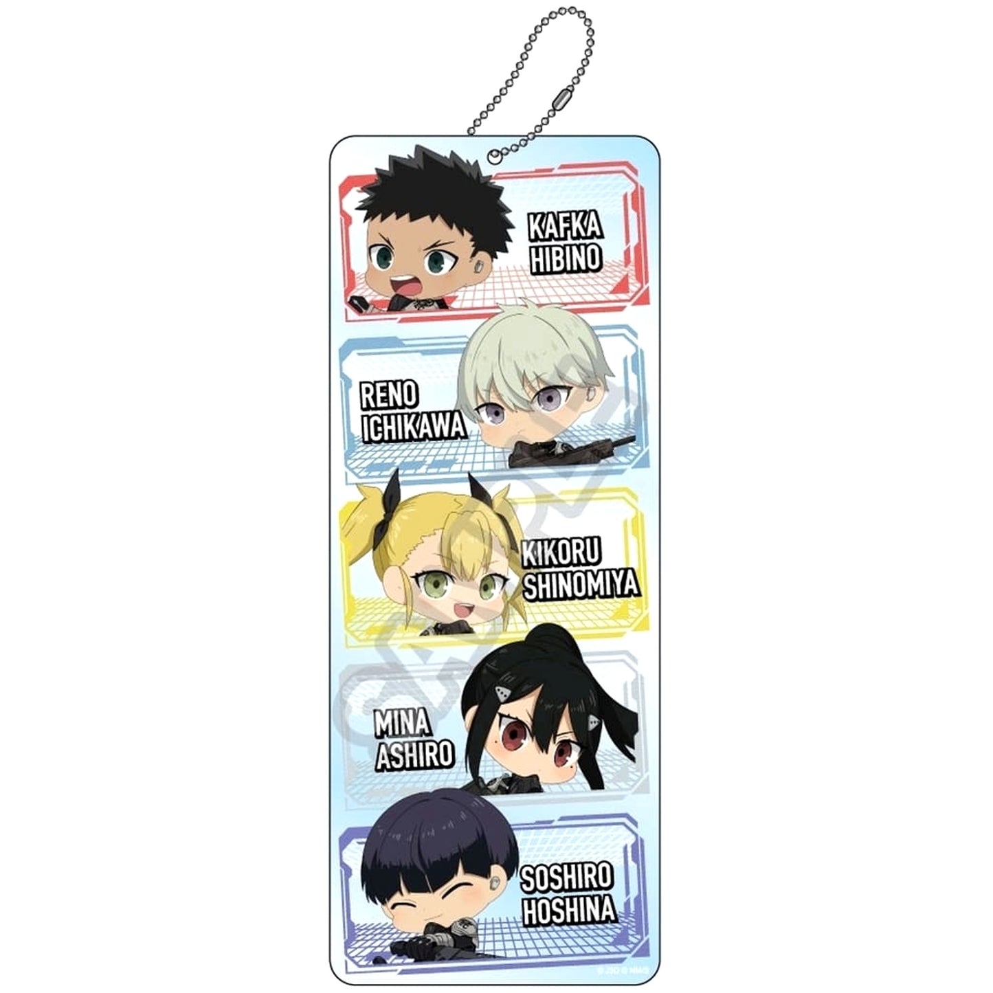 Kaiju No. 8 Soshiro Hoshina & Others A Mochikko Acrylic Keychain Big Keychains [USED]