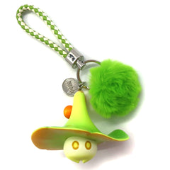 Genshin Floating Dendro Fungus Rubber Charm Keychains [USED]