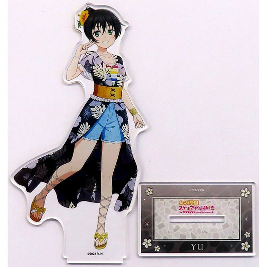 Yu Takasaki Big Acrylic Stand Aloha Ver. Love Live! Nijigasaki High School Idol Club [USED]