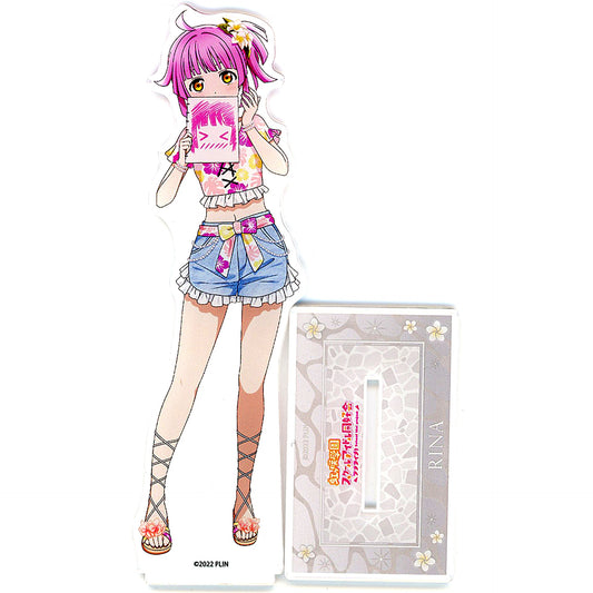 Rina Tennoji Aloha Ver. Big Acrylic Stand Love Live! Nijigasaki High School Idol Club [USED]