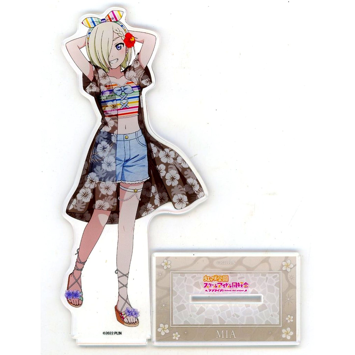 Mia Taylor Love Live! Nijigasaki High School Idol Club Deca Acrylic Stand Aloha Ver. [USED]