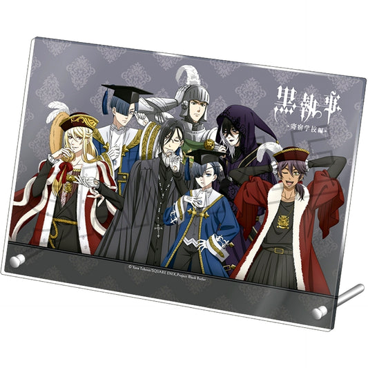 Group Acrylic Art Panel Black Butler: Public School Arc [USED]