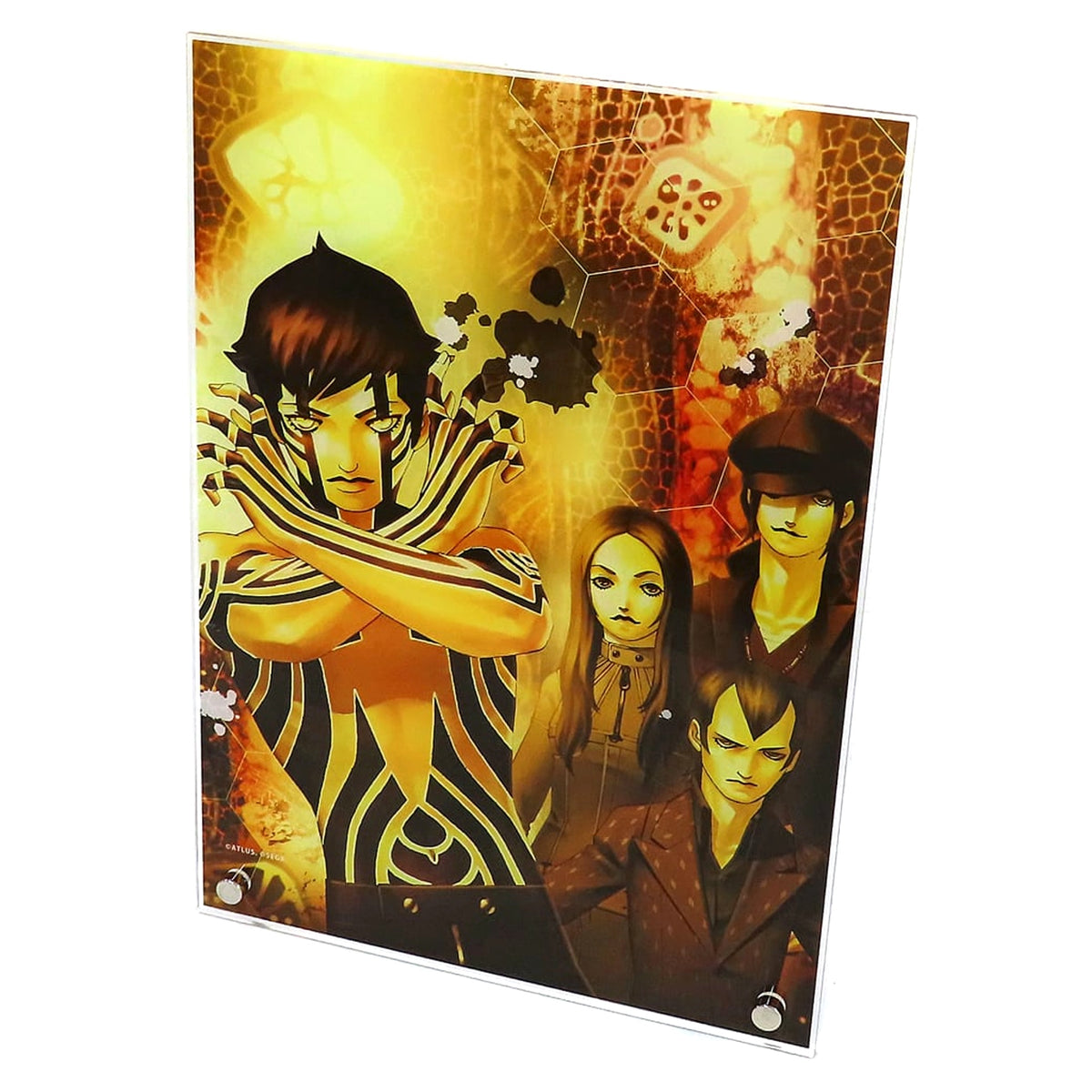 Shin Megami Tensei III: Nocturne HD Remaster A4 Acrylic Panel Weekly Famitsu Collection ATLUS FES Exclusive Acrylic Stands [USED]