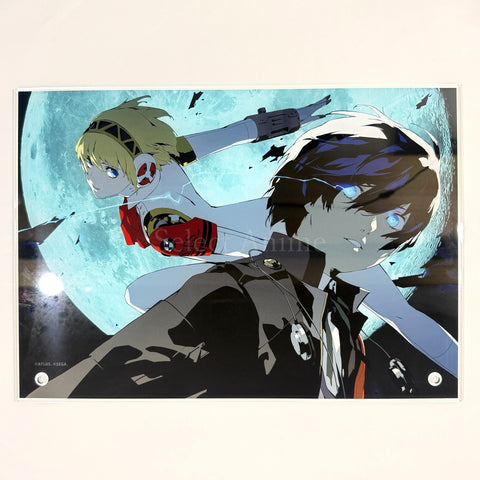 Protagonist and Aigis Persona 3 Reload Episode Aegis A4 Acrylic Panel Weekly Famitsu Collection Atlas Fes Goods [USED] — photo 1