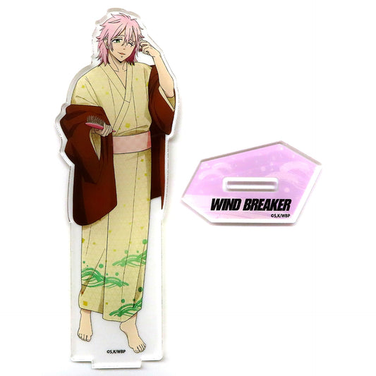 Mitsuki Kiryu Bath Ver. Wind Breaker x Gokurakuyu RAKU SPA Acrylic Figure Stand [USED]