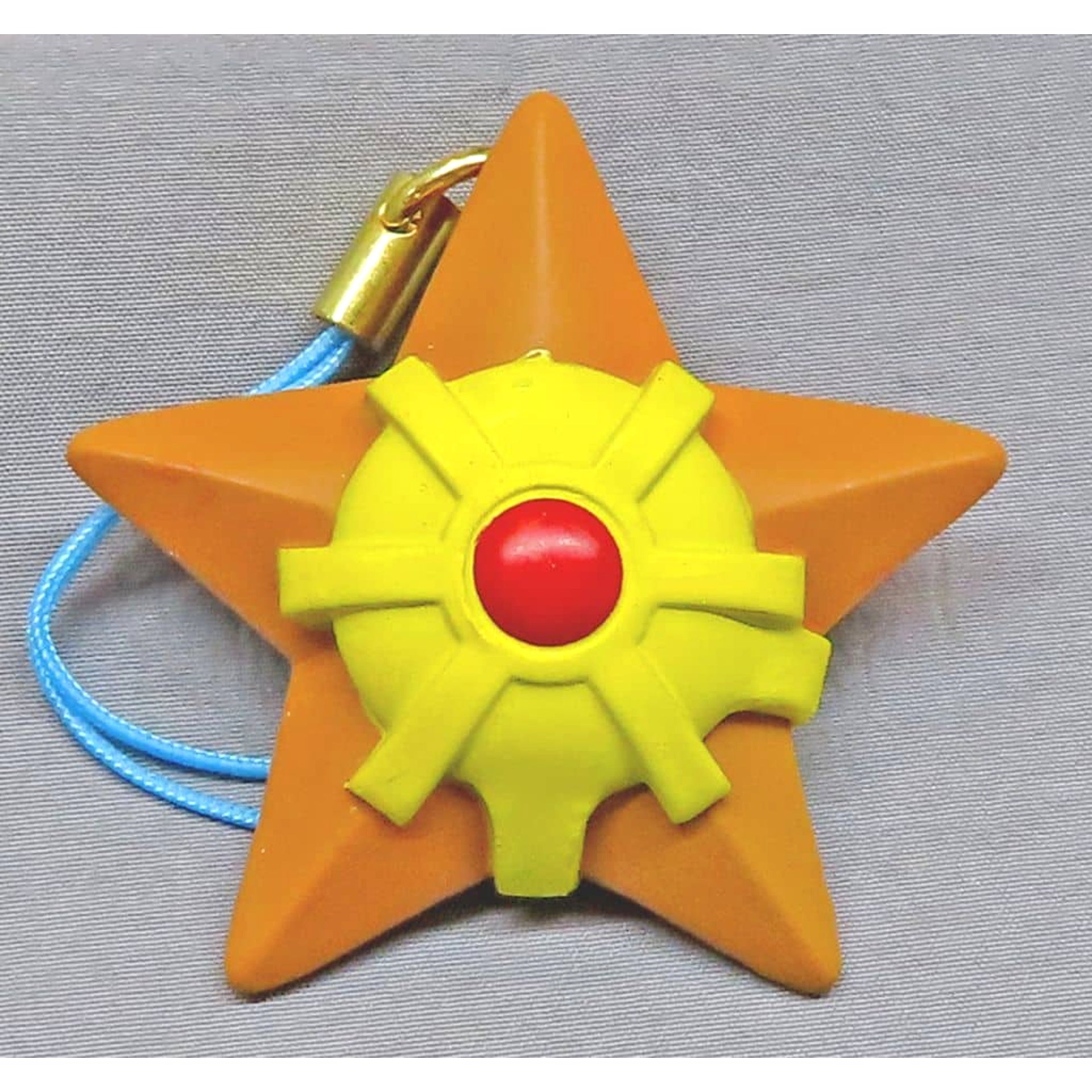 Pokemon Staryu Petanko Mascot Type: Water 2 Keychains [USED]