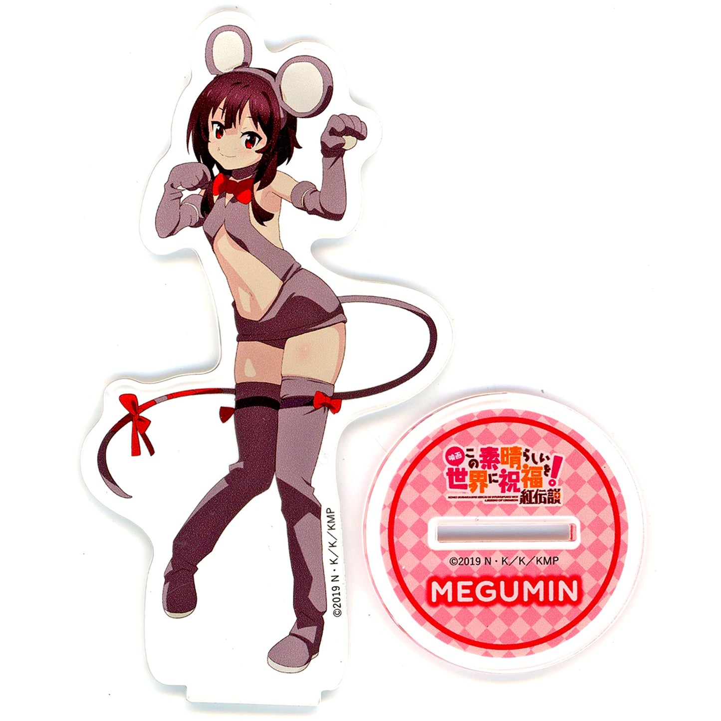 Megumin Acrylic Stand Movie KonoSuba: God's Blessing on this Wonderful World! Legend of Crimson POP UP SHOP in anime store B-Point Shibuya Harajuku Store [USED]