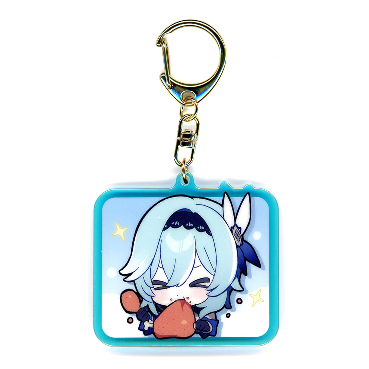 Genshin Eula Chibi Stamp Series Character Acrylic Strap Acrylic Item [USED]