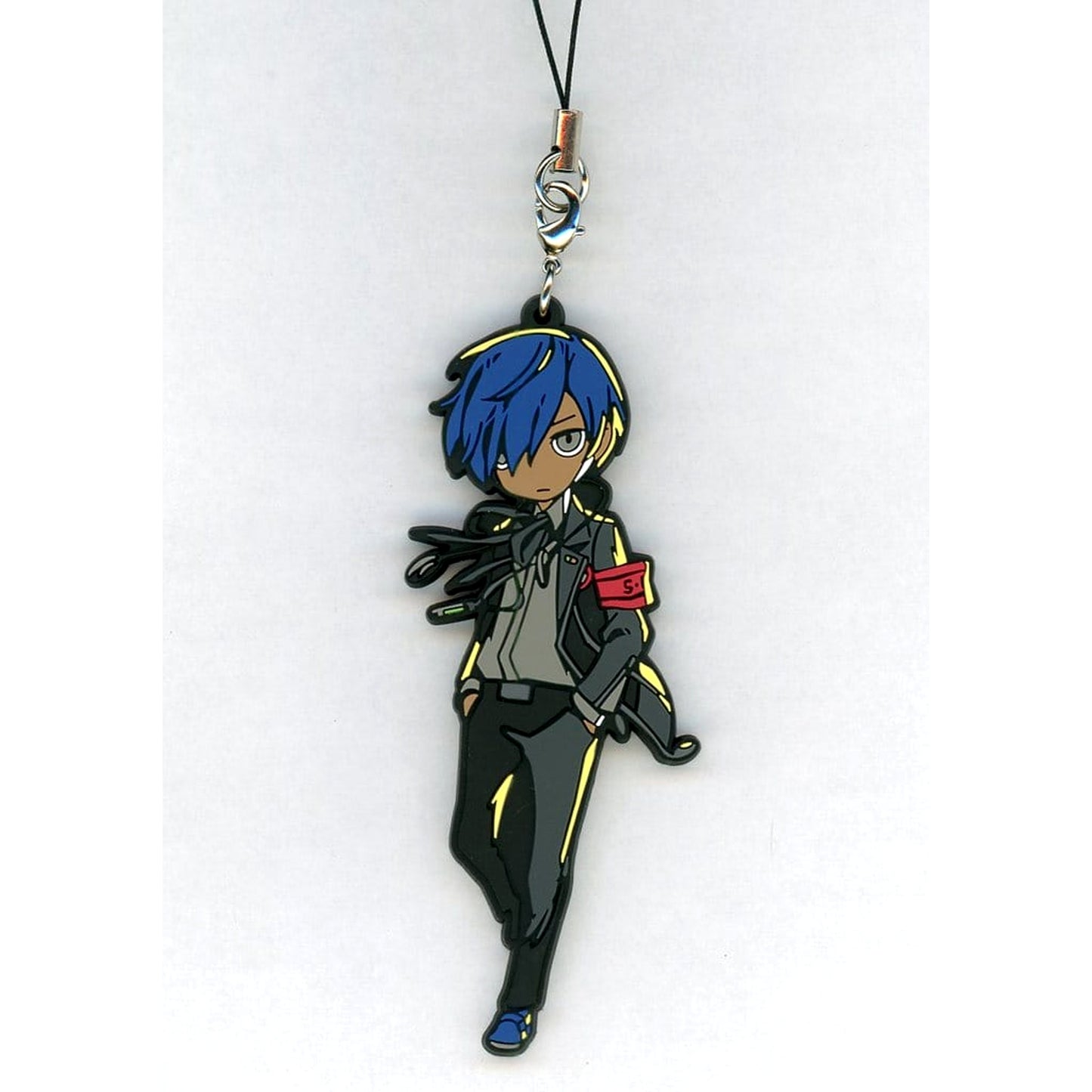 Persona Q2: New Cinema Labyrinth Protagonist P3 Rubber Charm animate Limited Included with 3DS Game Set Keychains [USED]